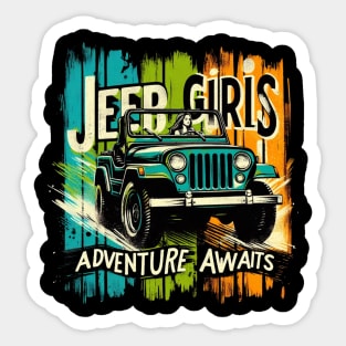 Jeep Girls Sticker